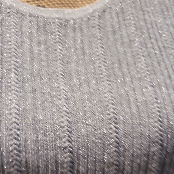 Talbots Gray Ribbed Tank Top - Picture 6 of 6